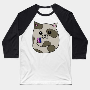 genderfluid pride flag cat Baseball T-Shirt